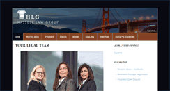 Desktop Screenshot of hasselllawgroup.com