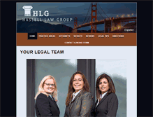 Tablet Screenshot of hasselllawgroup.com